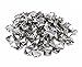 Honbay 200pcs 10mm Square DIY Leathercraft Silver Metal Punk Spikes Spots Pyramid Studs Nailheads