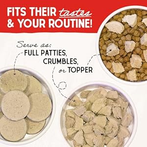 Stella & Chewy's Freeze Dried Raw Dinner Patties – Grain Free Dog Food, Protein Rich Stella’s Super Beef Recipe – 25 oz Bag Stella Chewys Freeze Dried Raw Dinner Patties–Grain Free Dog Food Protein Rich Stellas Super Beef Recipe–25 oz Bag