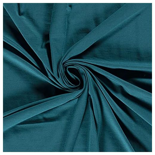 Bambus-Jersey-Koala-Nachhaltige Stoffe-Ökostoffe-150 cm breit-50 cm Schritte-Meterware-Oekotex Standard 100 (Petrol-24)