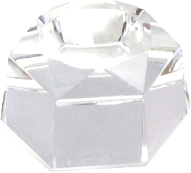 Amazon.co.jp: ［ ハッピーボム ］ 丸玉用 置石 台座 六角形 ガラス製  