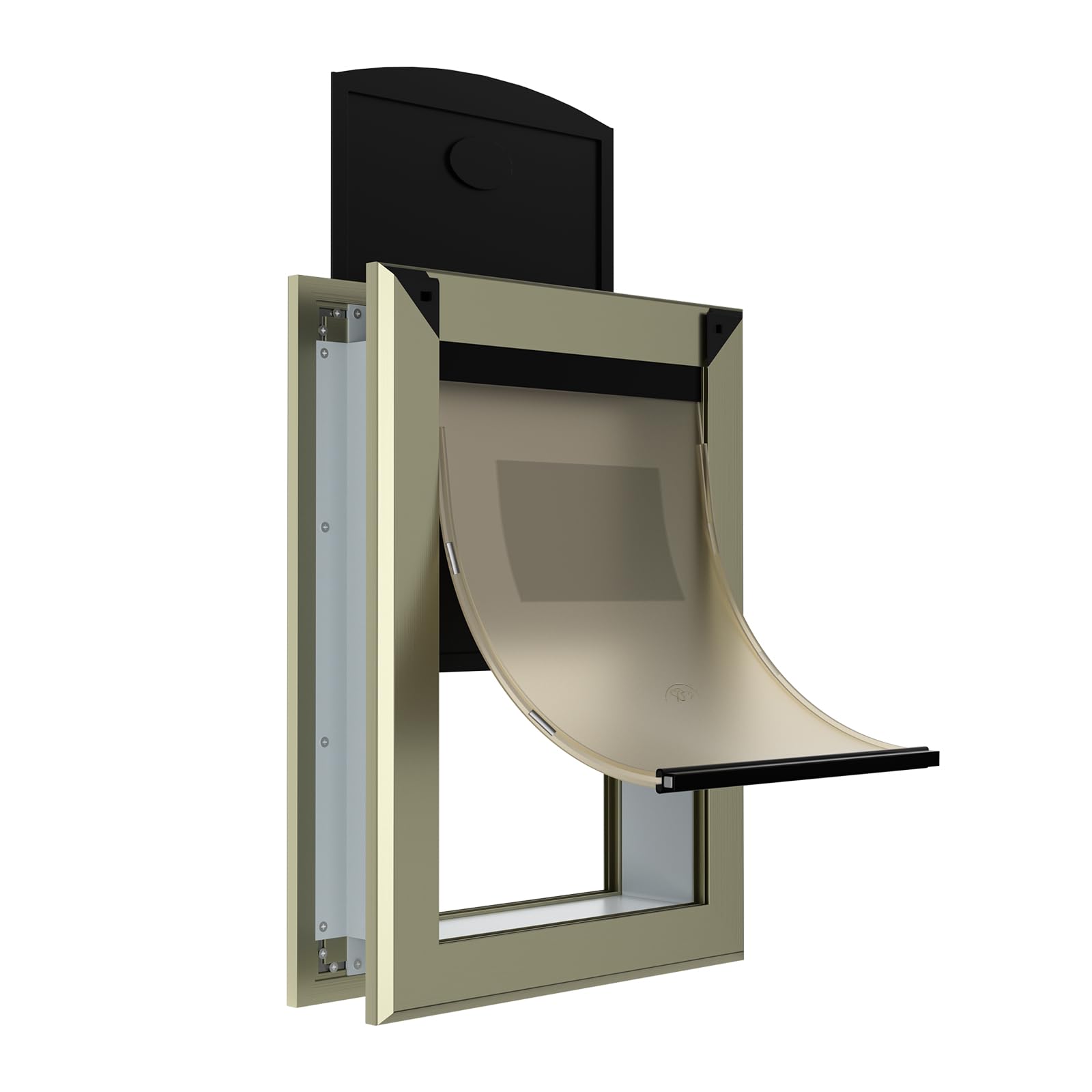 weatherproof-large-dog-doors-for-large-dogs-telescoping-tunnel-aluminum