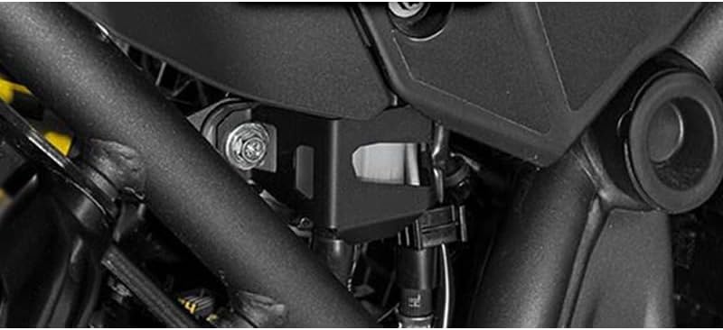 Motorbike Rear Brake Oil Fluid Reservoir Cap Guard Cover For Yamaha Tenere 700 XTZ700 T7 2019 2020 2021 2022 (Red)