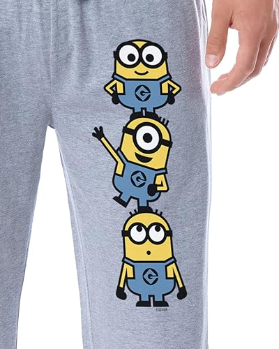 Despicable Me Minions Men's Chibi Sleep Jogger Pajama Pants for Adults2