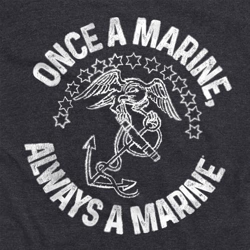 Indivisible Official U.S. Marines Always a Marine Men's Classic Ring-Spun T-Shirt4
