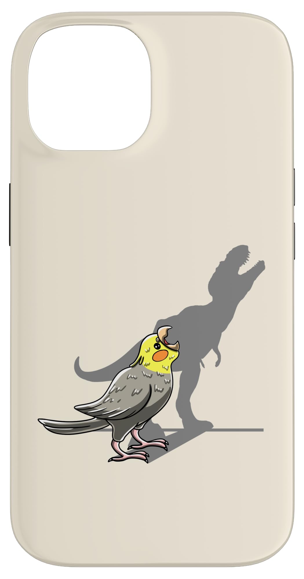 T-Rex Cockatiel Shadow Cockatoos Parrot Pet Bird Lover Gift Case for iPhone 14