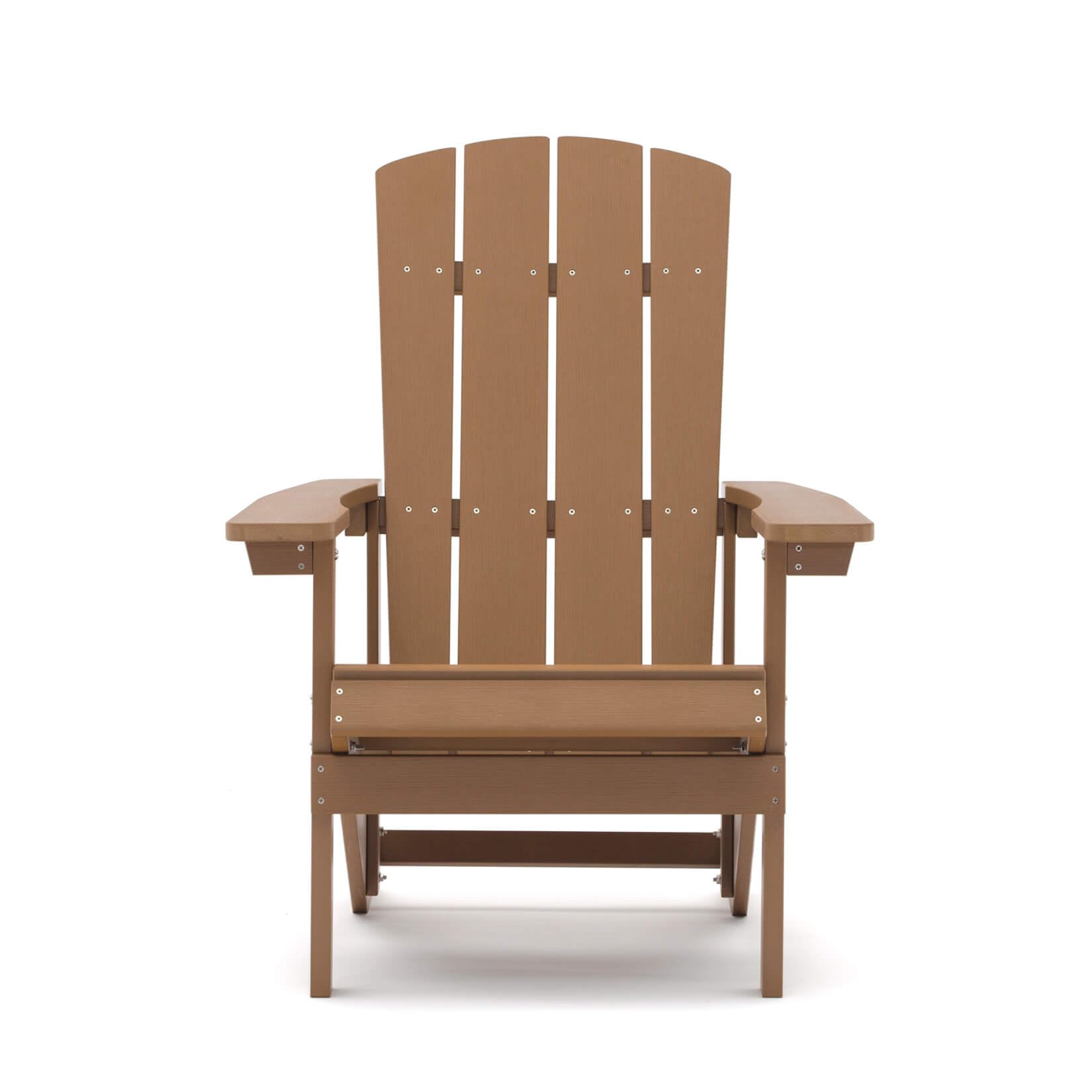 Home Deluxe - Chaise de Jardin Adirondack - CARINO, Couleur : Marron - Matière : Polystyrène, résistant aux intempéries - Largeur d'assise : 50 cm, Hauteur d'assise : 25/38 cm, Profondeur d'assise :