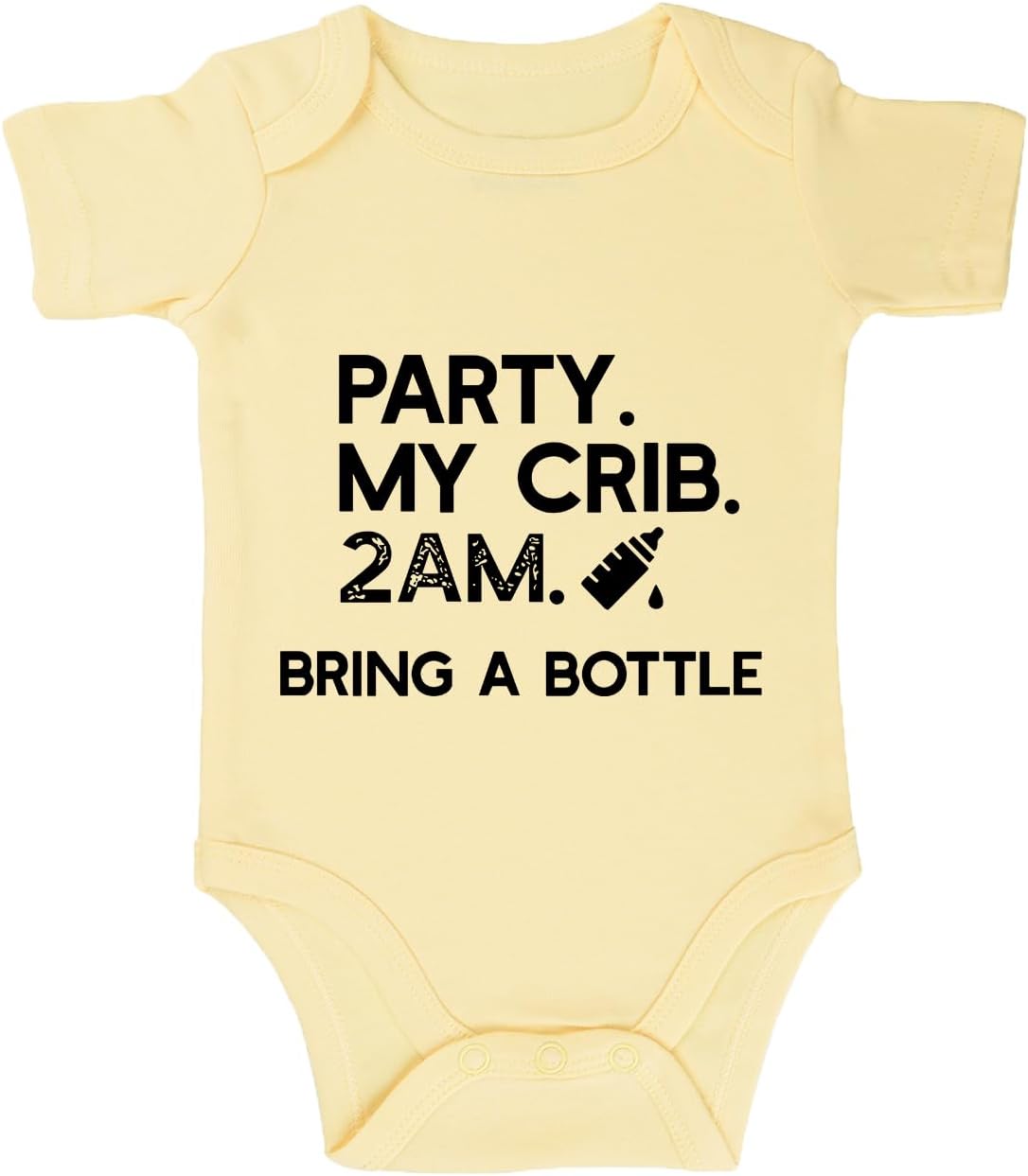 listery Party My Crib Bodysuit Funny Bodysuit Baby Sayings Baby Boy Clothes Party At My Crib 2 Am Bodysuits Baby Girl Clothes