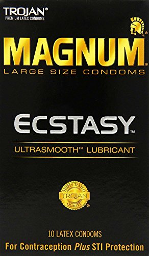 Magnum Ecstasy Ultrasmooth Lubricant, 2 Boxes (10 Condoms)