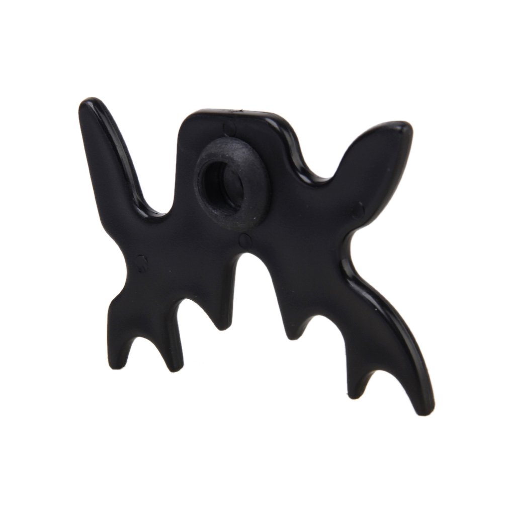 F Fityle 2 Piezas Pool Billard Cue Rest Stick Stick Head Position 9 Moosehead Spider Bat Blk