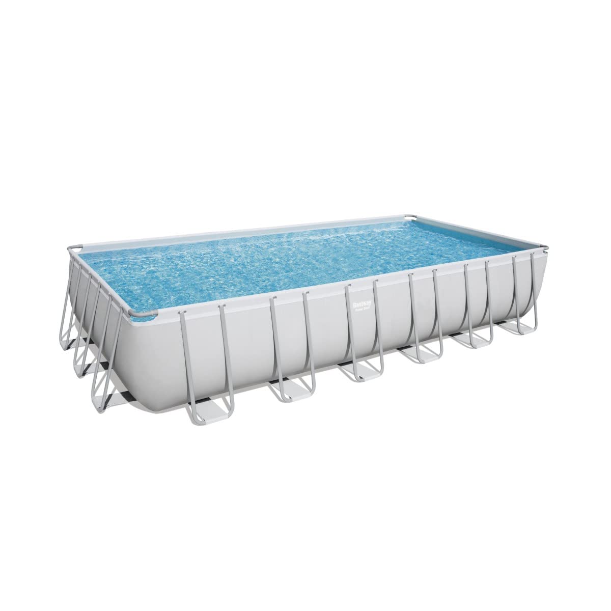 Bestway 56475-19 Piscine Rettangolari, Grigio
