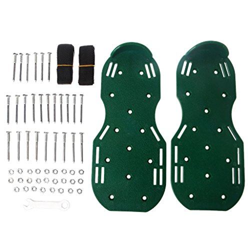 osfanersty 1 Para Garden Yard Grass Cultivator Scarification Lawn Aerator Nail Shoes Tool