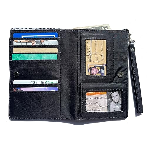 Image of Big Skinny Women's Plus Size myPhone Bi-Fold Slim Wallet, Holds Up to 20 Cards