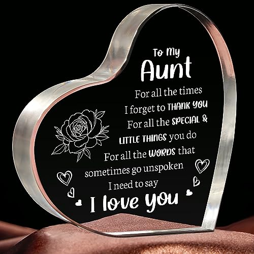 Gifts-for-Aunt-Aunt-Gifts-from-Niece-Best-Auntie-Acrylic-Keepsake-39x39inch-Best-Aunt-Ever-Gifts-Auntie-Birthday-Mothers-Day-Christmas-Gifts-for-Aunt-from-Nephew Gifts for Aunt Aunt Gifts from Niece Best Auntie Acrylic Keepsake 39x39inch Best Aunt Ever Gifts Auntie Birthday Mothers Day Christmas Gifts for Aunt from Nephew