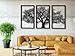Produktbild VAILLA Wanddeko, Wandbild aus Holz, Home Wall Art Dekoration 3D, Moderne Bilder für Zuhause Büro Schlafzimmer, Wohnzimmer und Küche (Baum 1)