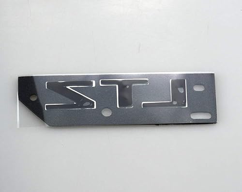 Miniatura 10 de 1 calcomanía de repuesto para portón trasero LTZ de gran tamaño para Chevy 2019-2021 Silverado 1500 Z71 4x4 (negro brillante)