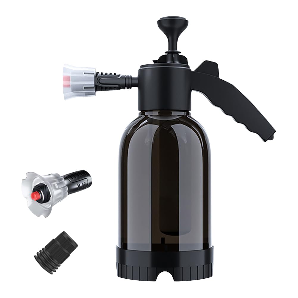 OKESYO Foam Sprayer Car, 2L Car Spray Bottle, 70° Wide Angle Spray, Pressure Sprayer for Care and Cleaning of Home, Garden, Car