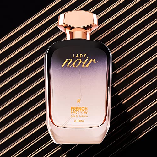 Image of Unlock Elegance with The French Factor Lady Noir 100ml Perfume for Women - Long-Lasting Sophistication and Allure