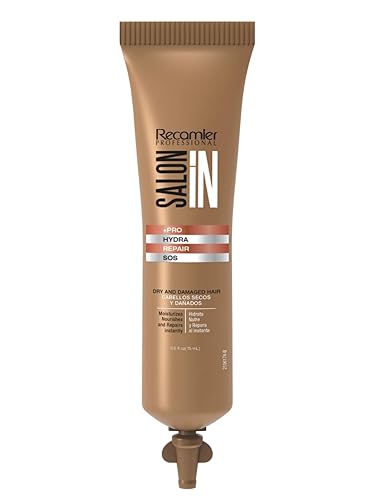 Salon In Recamier Hydra Repair SOS Shots – 12 x 0.5 fl oz | Ampollas intensivas de reparación del cabello para cabello seco y dañado