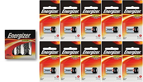 10 Energizer A544 6-Volt Batteries with 4 Energizer AA Max Batteries