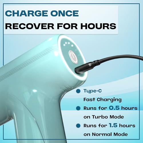 Image of Massager Gun For Pain Relief | 1 Year Warranty | Massager Machine & Massage Gun With 4 Attachments | Body Massager Machine For Pain Relief