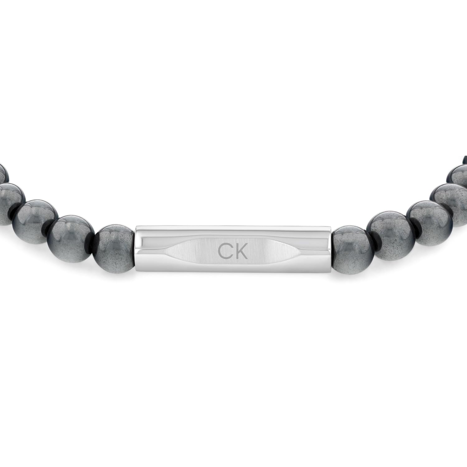 Calvin Klein Męska bransoletka z koralikami z mieszanki koralików kolekcja czarna - 35000575, Jeden rozmiar, Stal nierdzewna, Bez kamieni szlachetnych