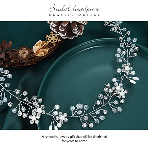 Unicra Fiore sposa sposa capelli vite argento