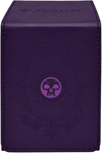 Ultra Pro - Magic The Gathering Mana 7 Alcove Flip Deck Box Swamp - Protege tus cartas mientras estás en movimiento y preséntate a la batalla con