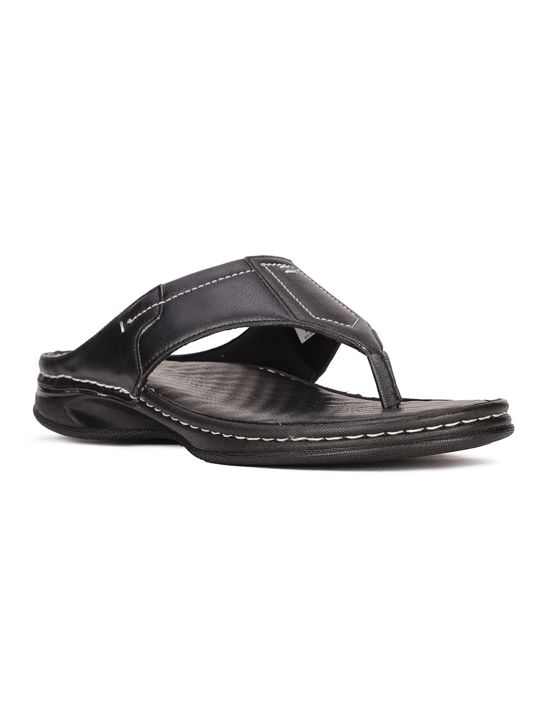 Bata Mens Bryan Thong Black Sandals (B09318L4R9) Amazon Price History, Amazon Price Tracker