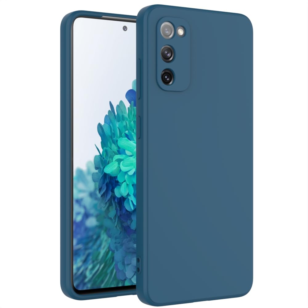 for Samsung Galaxy S20 FE Case Dark Blue, Scratch Resistant with Soft Touch, Slim Thin Phone Cover for Samsung Galaxy S20 FE