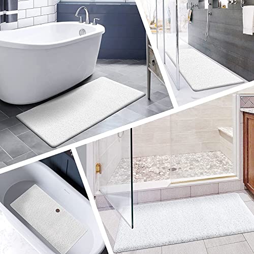 Alfombrilla de baño antideslizante de 100x40cm para evitar caídas en bañeras 7