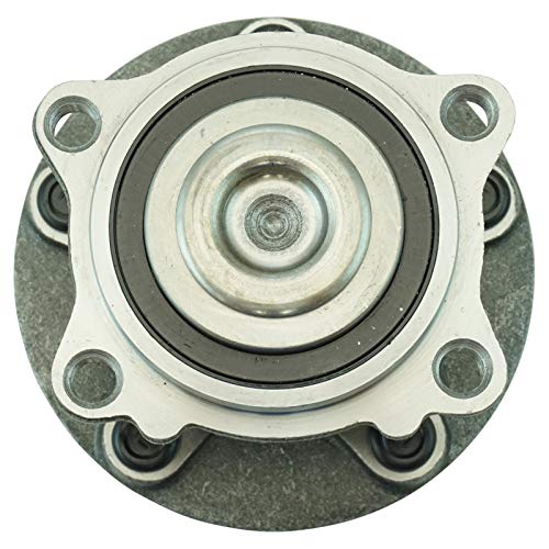 Image of TRQ Rear Wheel Bearing and Hub Assembly Set 2 Piece Compatible with 2007 Mitsubishi Outlander 08-11 7 Passenger Seating 12-13 FWD Models