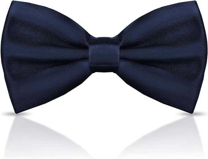 TADWILLBow Tie for Men Classic Solid Color Pre-Tied Bow Tie Satin Formal Tuxedo Bowtie Adjustable Neck Bowtie for Men- for Adults Elegant Double Fold- Men Wedding Party Accessories