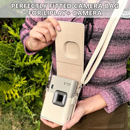 Funda para cámara Fujifilm Instax Mini LiPlay+ color blanco miniatura 2