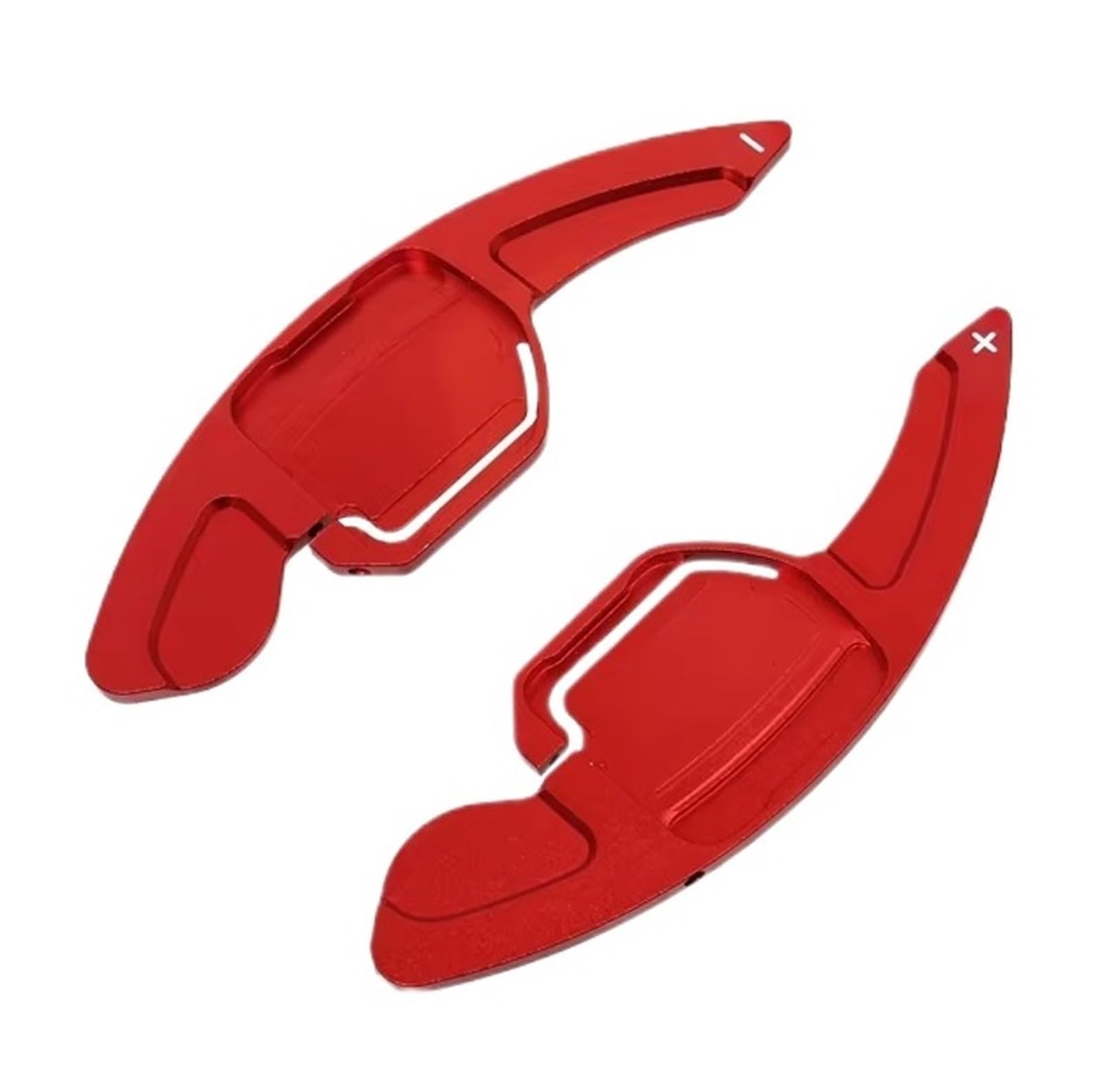 Reyukhn Shift Paddle Accessories 2piece Steering Wheel Paddle Shift Paddles for A3 A4L for A5 A6L for A7 for A8 S3 S5 SQ5 RS3 R8 for Q3 for Q5 for Q7 Steering Wheel Trim(Red)