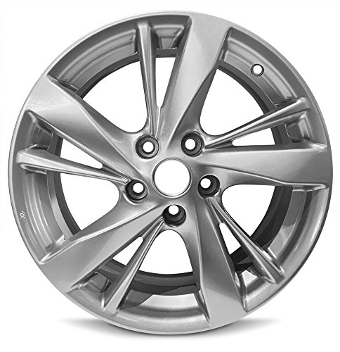 Road Ready Car Wheel For 2013-2015 Altima Nissan 17 Inch 5 Lug Silver Aluminum Rim Fits R17 Tire - Exact OEM Replacement - Full-Size Spare