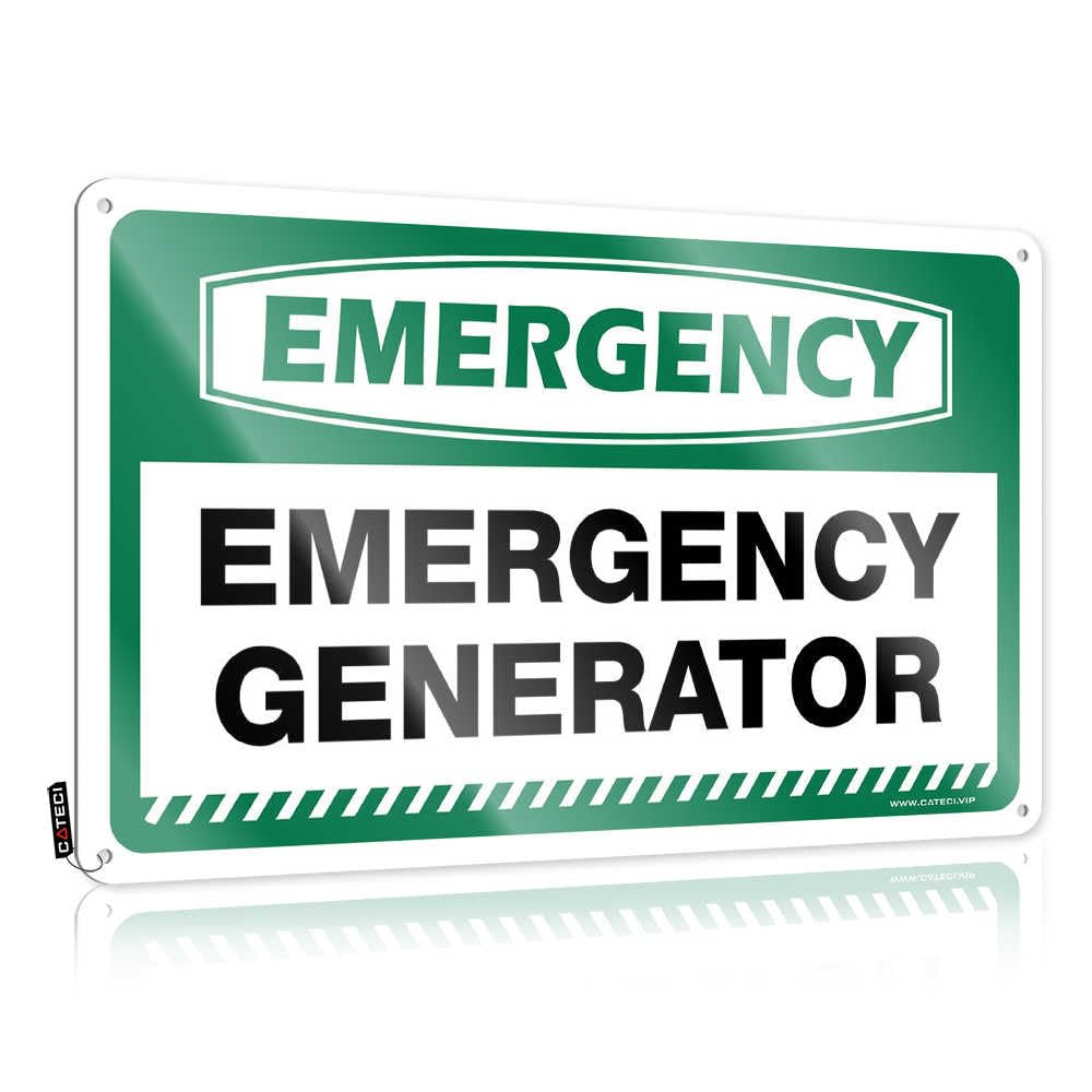 Fzfn Colour Retro Wall Art Fun Terrace Humorous Accessory Emergency Emergency Generator - Easy To Hang Art(20X30cm)
