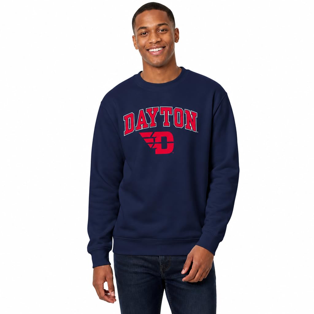 NCAA College Sweatshirt Fleece Crewneck Pullover for Men and Women