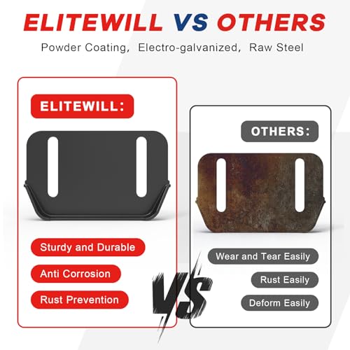 ELITEWILL 2pcs Snow Blower Skid Shoes Snow Thrower Slide Shoes Fit for MTD Cub Cadet Yardman Replace OEM 784-5580 784-5580-0637 - Thumbnail 5