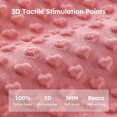 Image of Yoofoss Fleece Baby Sleep Sack 18-24 Months with Plush Dots, TOG 1.5 Baby Wearable Blanket with 2-Way Zipper, Cotton Toddler Sleep Sack Fleece