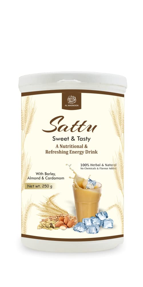 See full amazon price history chart for AL MASNOON Sweet Sattu with Barley, Almond & Cardamom/A Nutritional & Delicious Energy Drink 250g(pack of 1) AL MASNOON Sweet Sattu with Barley, Almond & Cardamom/A Nutritional & Delicious Energy Drink 250g(pack of 1) (B0CCB1ZBY9) Amazon Price History, Amazon Price Tracker