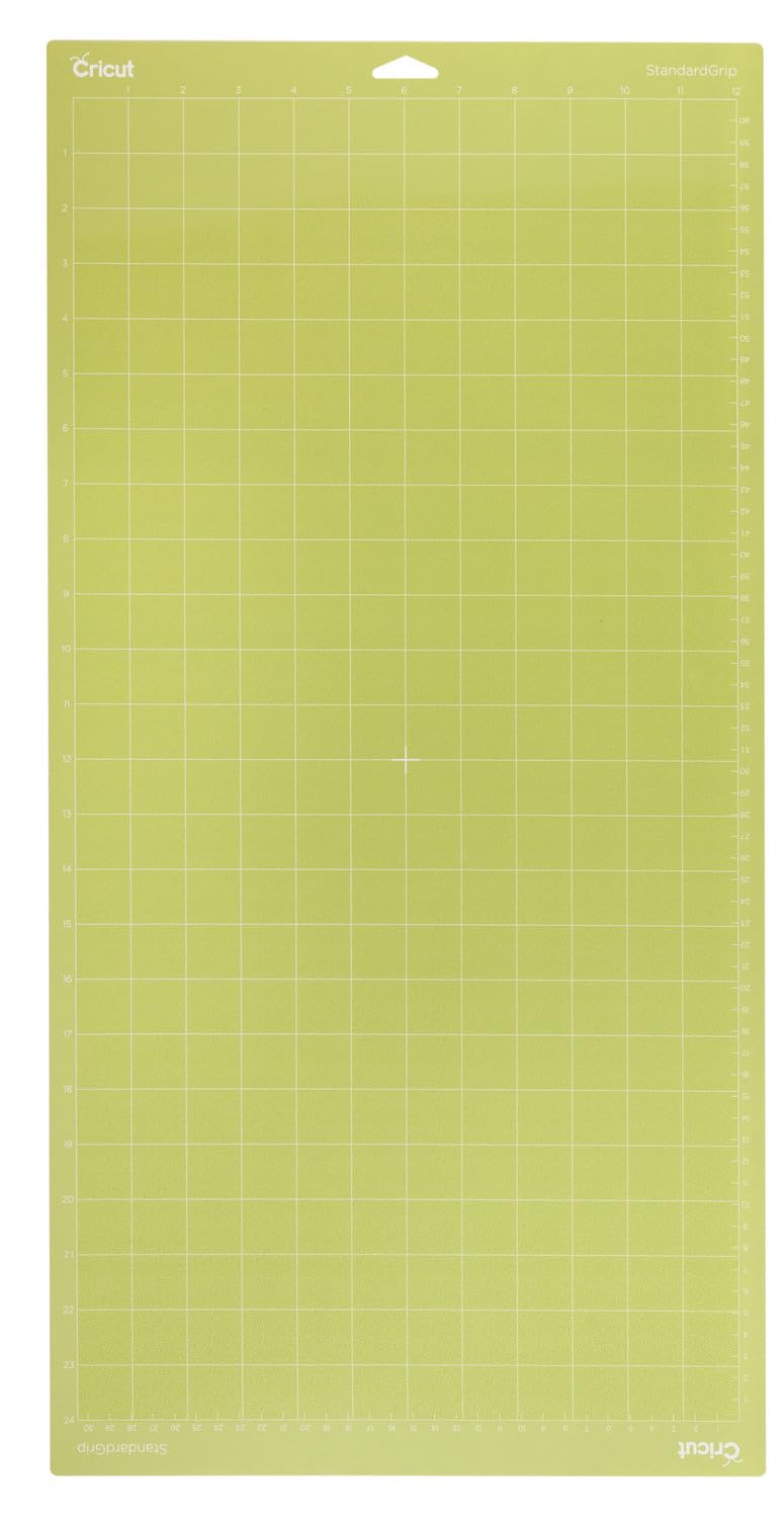 Cricut Machine Mat, ct Tapete de Corte StandardGrip, 30.5 cm x 61 cm (12" x 24") Verde, Talla única (2007794)
