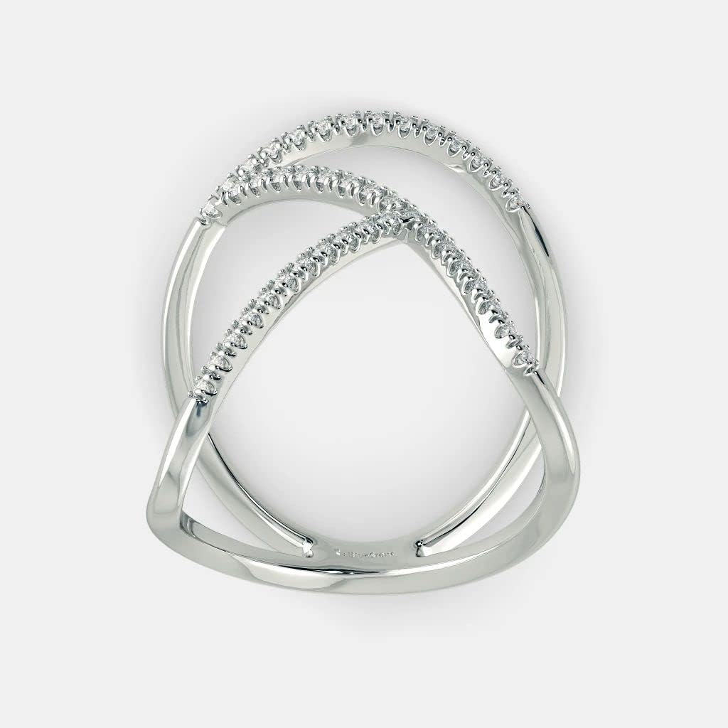 925 Sterling Silver Ring US Size 4,5,6,7,8 Minimalistic Casual Wear lightweight Jewelry Simulated CZ Diamond Stackable Rings Promise Fashion Rings Wedding birthday gifts for Women Girls