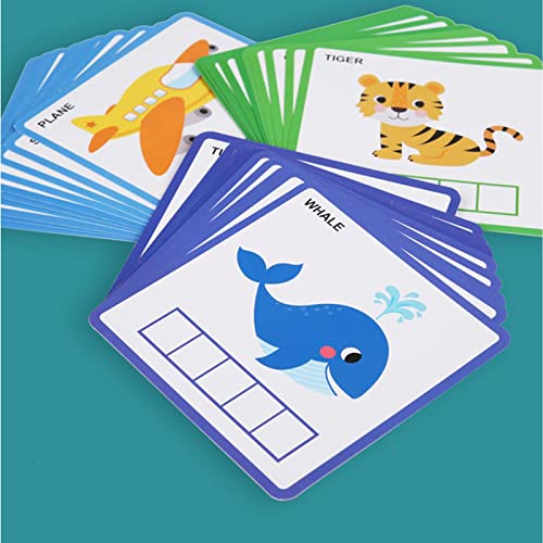 Jogo de Ortografia Montessori - Jogo de letras de correspondência para crianças - Brinquedos de apre