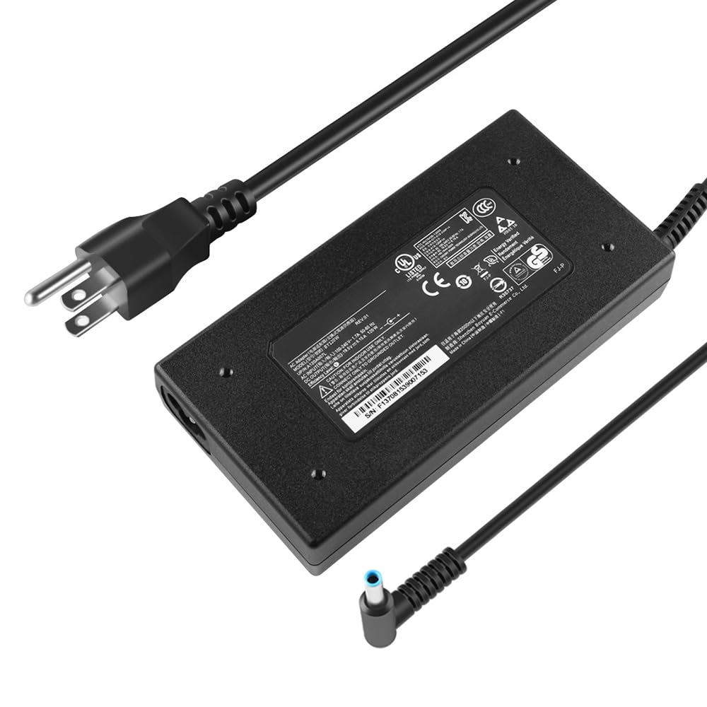 IPWRPRO 19.5V 6.15A 120W Charger Blue Tip Compatible with HP USB-C Dock G5 Series USB-C Dock G5 5TW10UT 5TW10AA 5TW10AA#ABB 5TW10UT#ABA USB-C/A Universal Dock G2 5TW13AA L64086-001 L64087-001