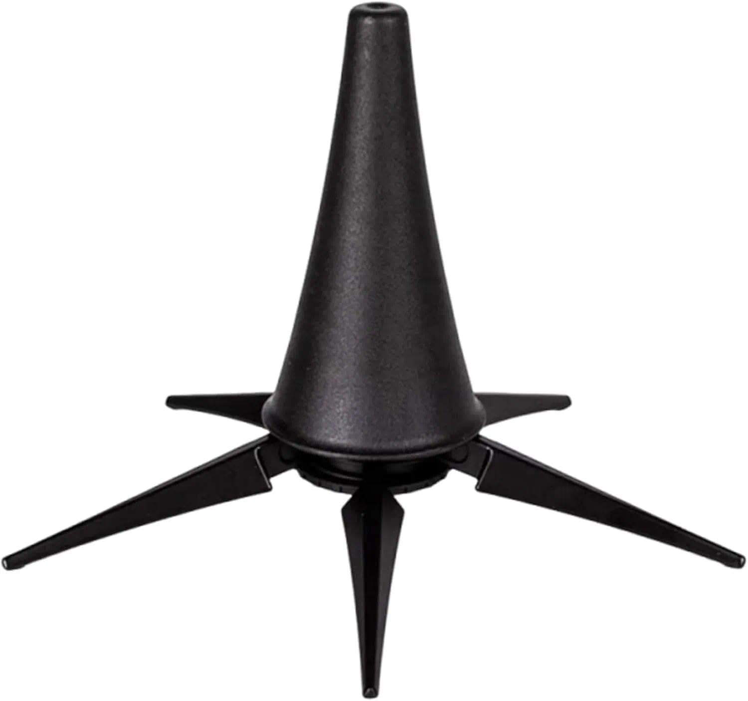 10.5cm Support de Trompette Pliable Pied de Trompette Noir pour Clarinette en Pavillon avec 5 Pattes, Support de Cône Court pour Clarinette A et B