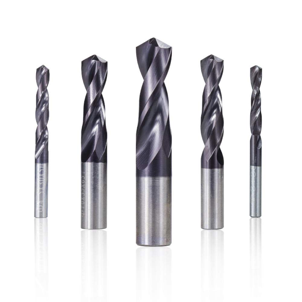 Hartmetallbohrer 1 0-12mm beschichtete Pistolenbohrer für CNC-Drehmaschine-Machine-Lochschneider Twist-Bohrmaschine Bohrwerkzeuge-12mm.