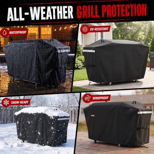 Image of Utheer 600D Grill Cover for Weber Slate 30 inch Rust-Resistant Griddle 3400119