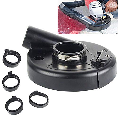 osea Universal Surface Dust Shroud for Angle Grinder 7 inch Vacuum Dust Shroud Cover for Angle Grinder Hand Grind Grinder Polisher