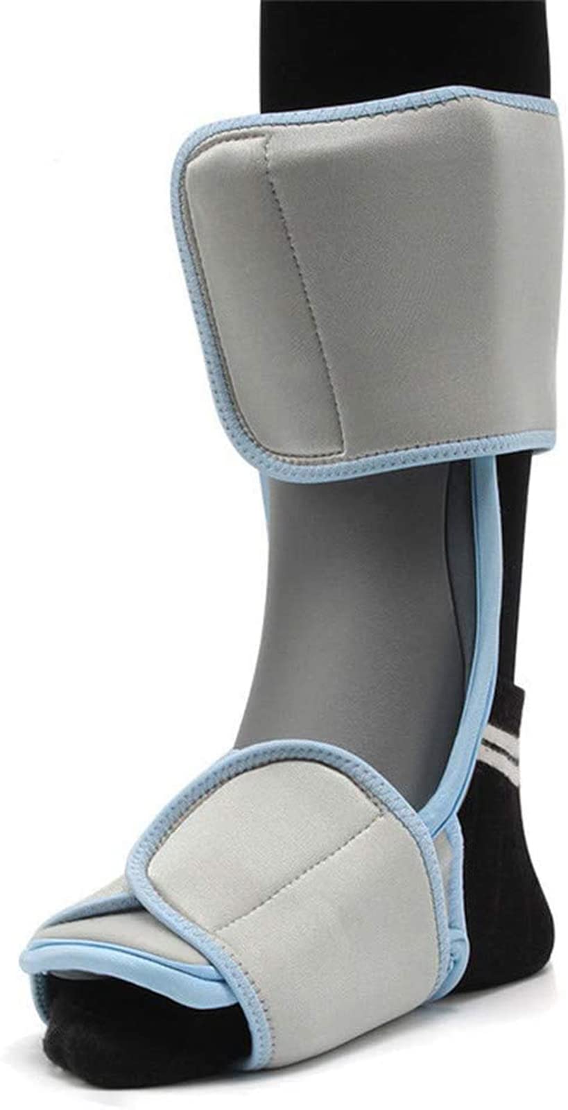 CUSMA Férula Nocturna para Fascitis Plantar, Soporte De Pierna Suave, Inmovilizador Ortopédico para Dormir, Bota Elástica, Espolón En El Talón, Dolor En El Pie