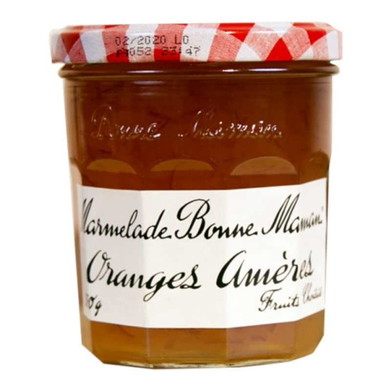 BON. MAM. Marmelade d'Oranges Amères 370g, un délice authentique pour vos petits-déjeuners gourmands- Lot De 4